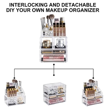 Elegant DreamGenius Makeup Organizer for Beauty Lovers