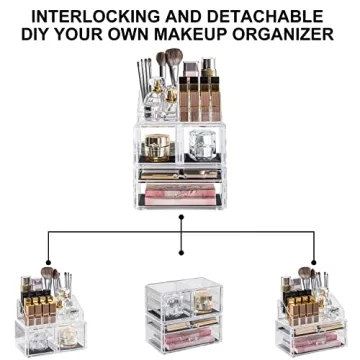 Elegant DreamGenius Makeup Organizer for Beauty Lovers