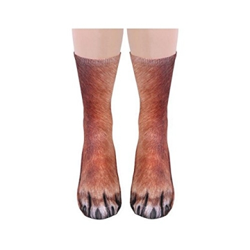 Funny Animal Paw Socks - Great for White Elephant Gifts!