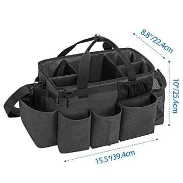 LoDrid Wearable Cleaning Caddy Bag with Adjustable Strap