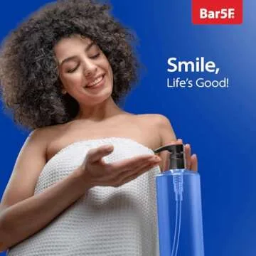 Bar5F 32oz Crystal-Clear Shampoo Bottles with Pumps