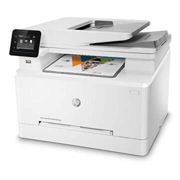 HP Laser Jet Pro M283FDW Multifunction Color Fax/Scan/Printer 22ppm 600x600dpi 250-sheet e-Print, Et...