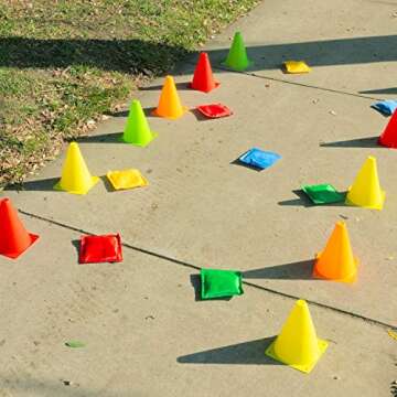 Durable & Colorful Cornhole Bean Bags for Fun Games