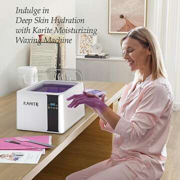 KARITE Paraffin Wax Machine for Hands and Feet, 9000ml Paraffin Wax Bath with Auto-Timer, Smart Mode, Precision Temperature Control, Paraffin Wax Warmer Kit with 16PCs Refills