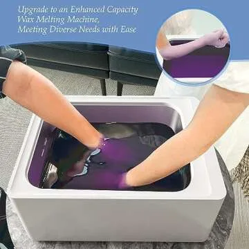 KARITE Paraffin Wax Machine for Hands and Feet, 9000ml Paraffin Wax Bath with Auto-Timer, Smart Mode, Precision Temperature Control, Paraffin Wax Warmer Kit with 16PCs Refills