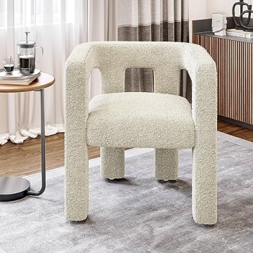 BELLEZE Modern Boucle Dining Chair for Chic Spaces