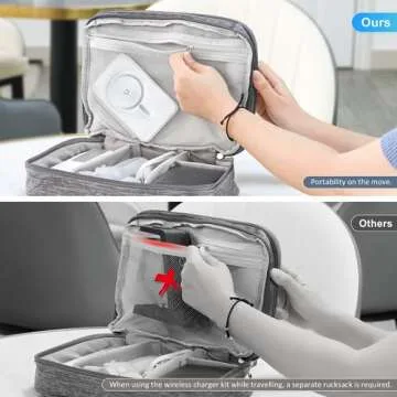 Wireless Charger for iPhone-3 in 1 Charging Station for Apple Multiple Devices, Travel Charger for iPhone 16 15 14 13 12 pro max & AirPods 4/3/Pro & Apple Watch