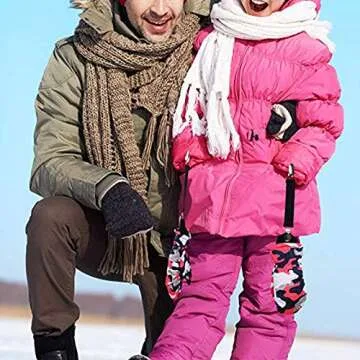 Zkptops Winter Mitten Clips for Kids and Adults - Durable & Stylish
