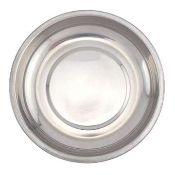 Edward Tools Round 6” Magnetic Tray - Magnetic Parts Tray for Screws, Nut, Bolts, Small Tools - Gr...