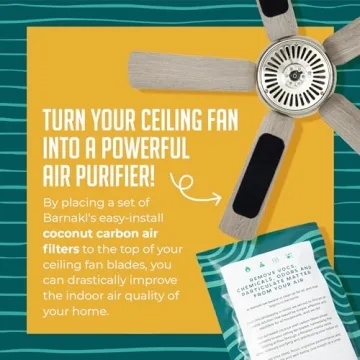 Barnakl Ceiling Fan Filters for Purified Indoor Air