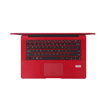 Avita 14" Pura [CN6Q14] AMD A9 8GB RAM 128GB SSD IPS 1920 x 1080 HD Screen Windows 10 Laptop for Online Class (Sugar RED)
