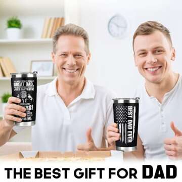 VIWIS Dad Gifts from Daughter, Son - Tumbler for Men