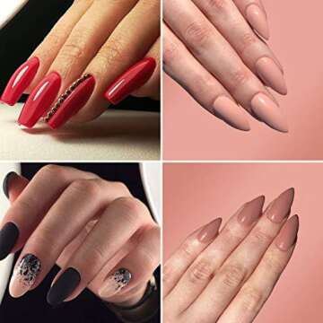 Vishine 6 Piece Gel Nail Polish Set Long Lasting High Shine