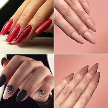 Vishine 6 Piece Gel Nail Polish Set Long Lasting High Shine