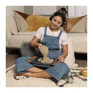 Kinetic Sand Kalm, Zen Garden Box Fidget Toy with All-Natural Kinetic Sand and 3 Tools for Relaxing Play, Sensory Toys, Sand Toys for Adults and Kids