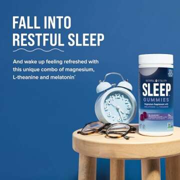 Natural Vitality SLEEP Gummies - Vegan Magnesium for Sleep