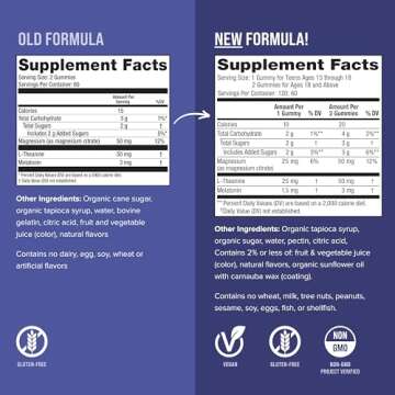 Natural Vitality SLEEP Gummies - Vegan Magnesium for Sleep