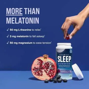 Natural Vitality SLEEP Gummies - Vegan Magnesium for Sleep