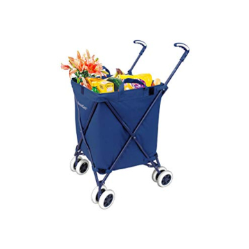 VersaCart Transit - Ultimate Folding Shopping Cart for Heavy-Duty Use
