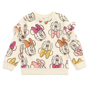 Disney Minnie Mouse Toddler Girls Fleece Outfit Set