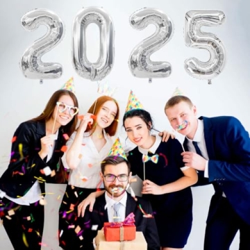 2025 New Years Balloons for Celebrations and Parties