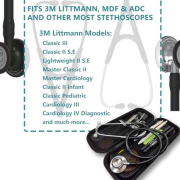 Durable Stethoscope Case for 3M Littmann & MDF