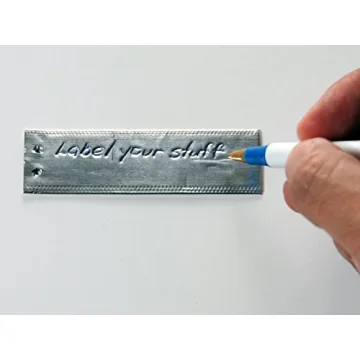 Aluminum Plant Tags with Wires for Easy Outdoor Labeling