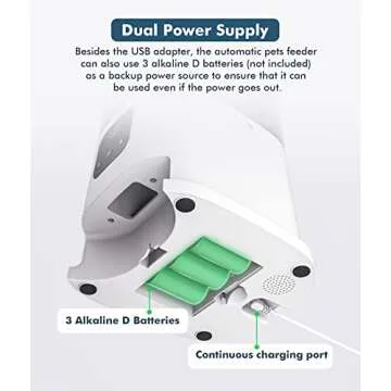 ZOKALEY WiFi Enabled Automatic Cat Feeder with App Control