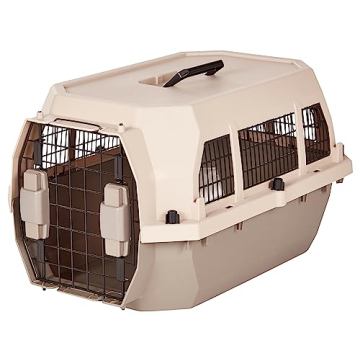 Amazon Basics Hard-Sided Pet Carrier - Safe Travel for Dogs & Cats