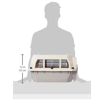 Durable Amazon Basics Dog & Cat Carrier for Travel