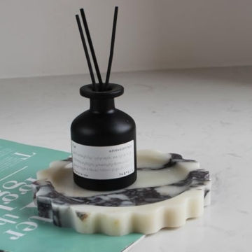 Elegant Natural Marble Jewelry Tray for Stylish Gifts