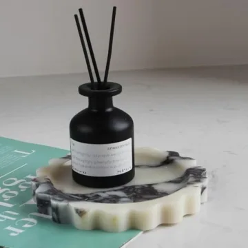 Elegant Natural Marble Jewelry Tray for Stylish Gifts