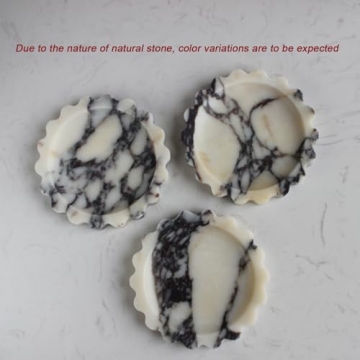 Elegant Natural Marble Jewelry Tray for Stylish Gifts