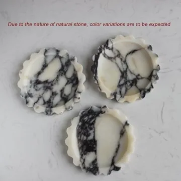 Elegant Natural Marble Jewelry Tray for Stylish Gifts