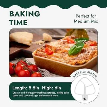 3 Pieces Stand Mixers Repair Set for Kitchen Tilt-Head Stand Mixers K45DH Dough Hook K45B Coated Flat Blade Paddle K45WW Wire Whip Replace for kitchen aid Mixers Accessories by AMI PARTS