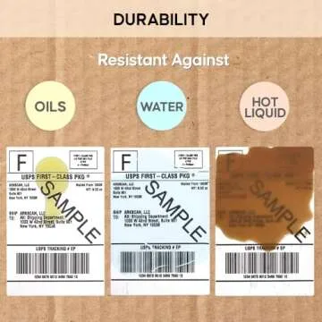 SL450 4x6 Shipping Label in 1 Roll (450 Pages per roll) for Arkscan Printers, Compatible with Other Printers Including Zebra LP2844, Zp-450, Zp-500, Zp-505, Design for Direct Thermal Printers, White.