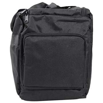 Rockville RLB30 Bag for 4 Slim Par Chauvet/ADJ Lights+Controller+Accessories,Black