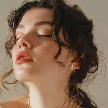 SLUYNZ Sterling Silver CZ Teardrop Chain Dangle Earrings for Women Teen Girls Minimalist Droplet Earrings Tassel Studs Chain (B-GOLD)