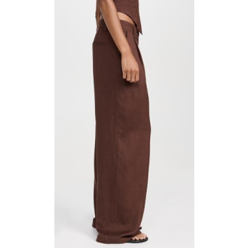 Lioness Women's La Quinta Pants in Chocolate Brown