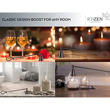 Handcrafted Rustic Candle Snuffer for Elegant Home Decor