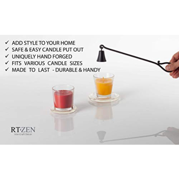 Handcrafted Rustic Candle Snuffer for Elegant Home Decor