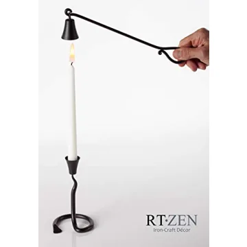 Handcrafted Rustic Candle Snuffer for Elegant Home Decor