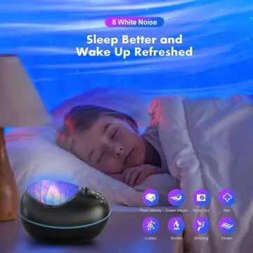 CayClay Aurora 4in1 Galaxy Projector with Bluetooth Speaker