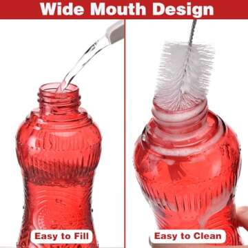 Vintage Style 25 Ounces Hummingbird Feeder with Ant Moat