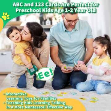 Aullsaty Talking Flash Cards for Kids Learning