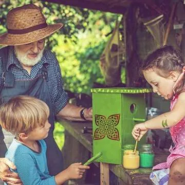 9 Pack 6 x 6 inches Mandala Stencils for Painting on Wood, Wall, Floor, Tile Fabric, Reusable Furniture Stencils Painting Template DIY Decor