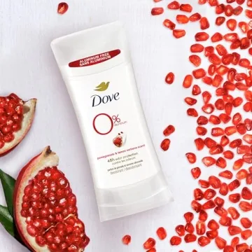 Dove 0% Aluminum Deodorant Stick 4 Count for All-Day Freshness