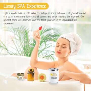 Sending Sunshine Gift, Sunflower Gifts for Women, Care Package, Birthday Gifts Box, Get Well Soon Gifts Basket Thinking of You Gift for Women, Friend, Sister, Mom with Inspirational Blanket