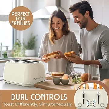 Mueller Retro Toaster 4 Slice with Extra Wide Slots