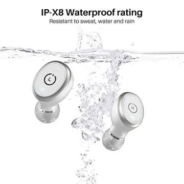 TOZO T10 Wireless Earbuds with Deep Bass and Waterproof